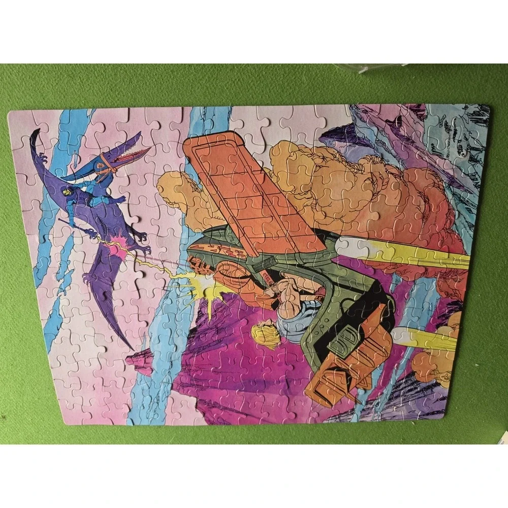 HE-MAN MASTERS OF THE UNIVERSE‎ Vintage 1985 200 Piece Puzzle CIB